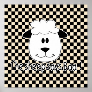 Affiche Sheep Dit Baa