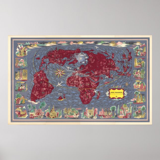 Affiche Sheets 1-8 : Air France (Devant)