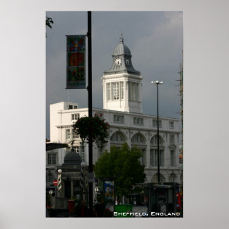 Affiche Sheffield, Angleterre