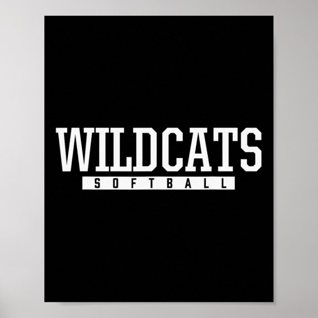 Affiche Shelby County Wildcats Softll Hs  (Devant)