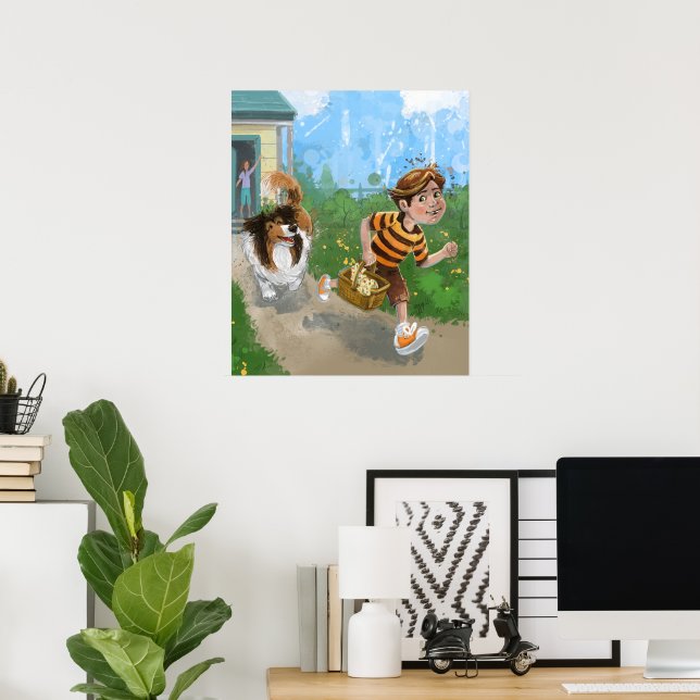 Affiche Sheldon et Davie Aventure (Bureau à domicile)