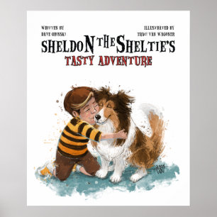 Affiche Sheldon le Sheltie