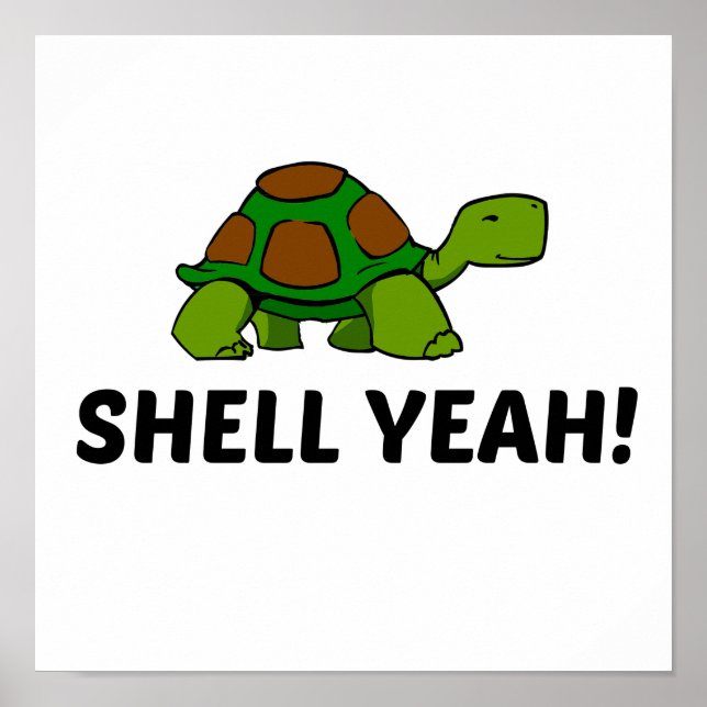 AFFICHE SHELL YEAH TURTLE (Devant)