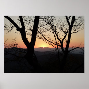 Affiche Shenandoah Sunset National Park Paysage