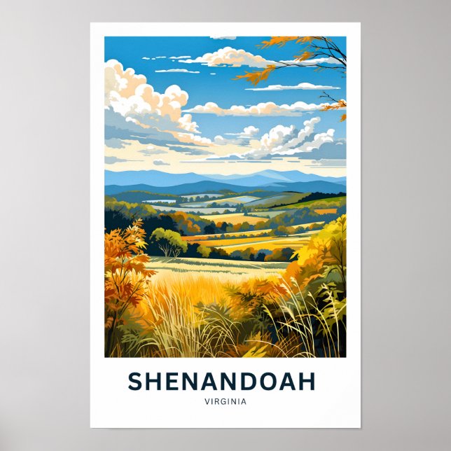 Affiche Shenandoah Virginia (Devant)