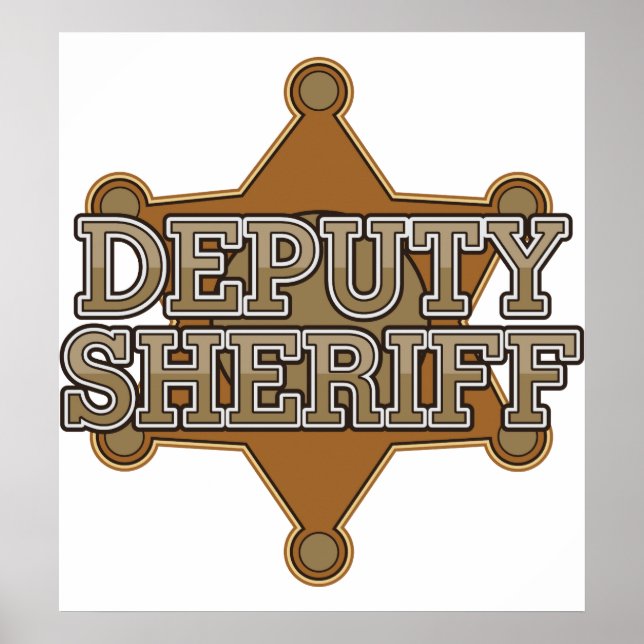 Affiche Sheriff adjoint (Devant)