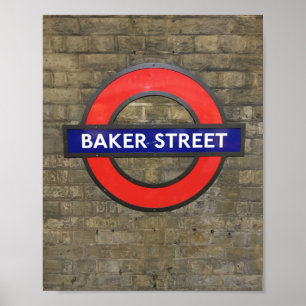 Affiche Sherlock Holmes Baker Street Posterd