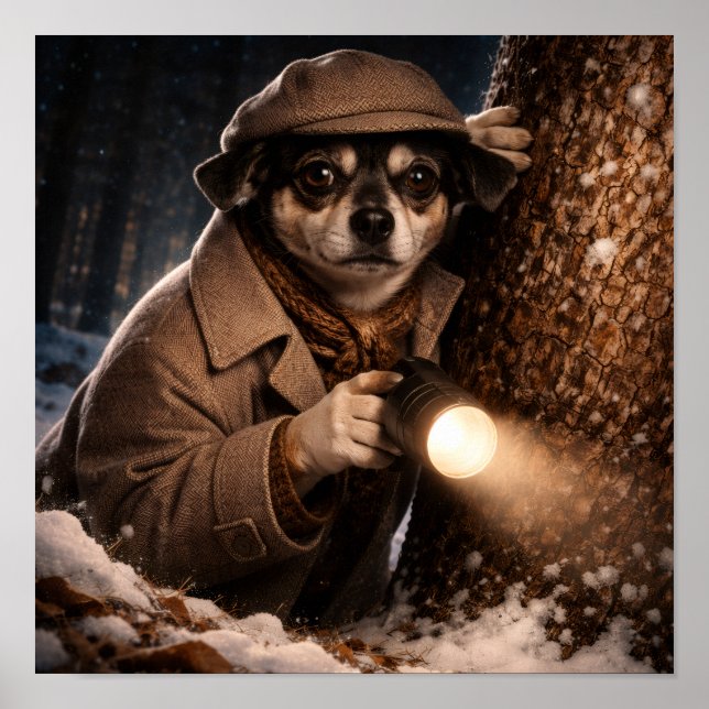 Affiche "Sherlock Louie" (Devant)