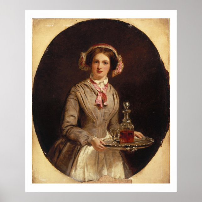 Affiche 'Sherry Sir?', 1853 (oil on canvas) (Devant)