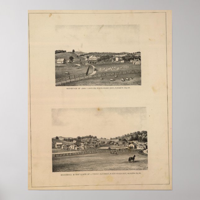 Affiche Shields, Résidences Clemmer (Devant)