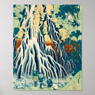 Affiche Shimotsuke Kurokami-Yama Kirifuri no Taki Japonais