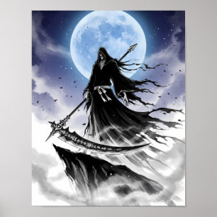 Affiche Shinigami Sumi-e Art