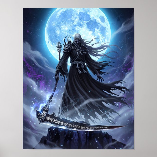 Affiche Shinigami Sumi-e Art (Devant)