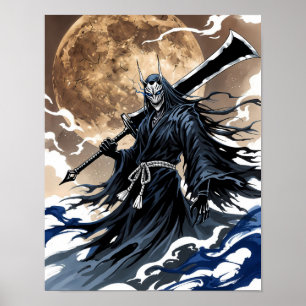 Affiche Shinigami Sumi-e Art