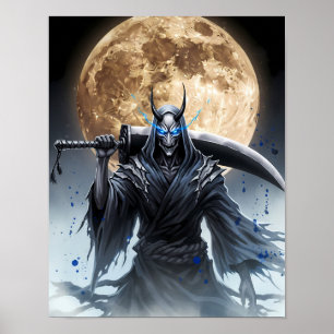 Affiche Shinigami Sumi-e Art