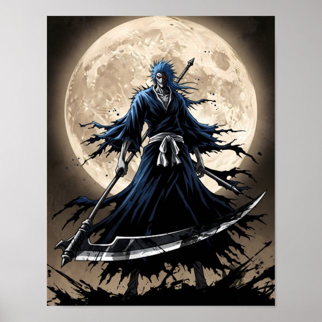 Affiche Shinigami Sumi-e Art (Devant)