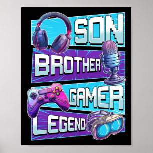 Affiche Shirt Gaming Shirt Video Game Shirts Pour Garçons 