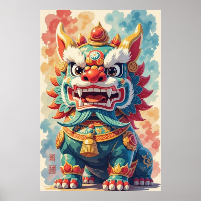 Affiche Shisa mythique (Devant)