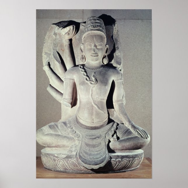 Affiche Shiva avec dix bras, de Thap Banh It Temple, (Devant)