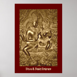 Affiche Shiva & Shakti Embrace