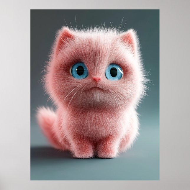 Affiche Shmu - Le chat rose (Devant)