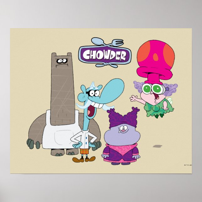 Affiche Shnitzel, Mung, Chowder et Truffes (Devant)