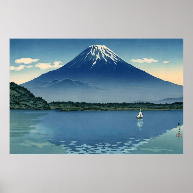 Affiche Shoji Lake-Tsuchiya Koitsu (Devant)