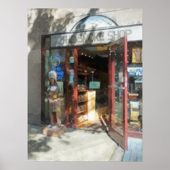 Affiche Shopfront - Fumée Shop (Devant)
