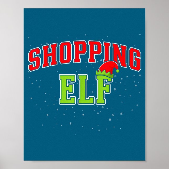 Affiche Shopng Elf Christmas Family Matching Group Xmas Sh (Devant)