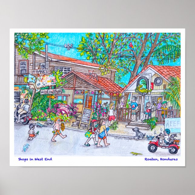 Affiche Shops in West End (Devant)