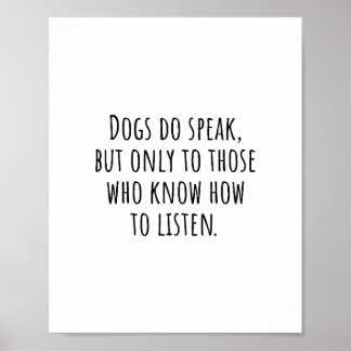 Affiche Short Quote About Dog (Cute Dog sayings)