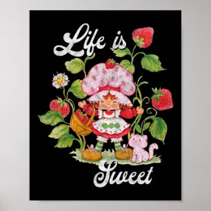 Affiche Shortcake Life Est Sweet Vintage Berry Garden