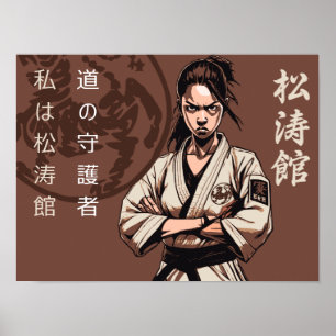 Affiche Shotokan : Le chemin du guerrier vers la maîtrise