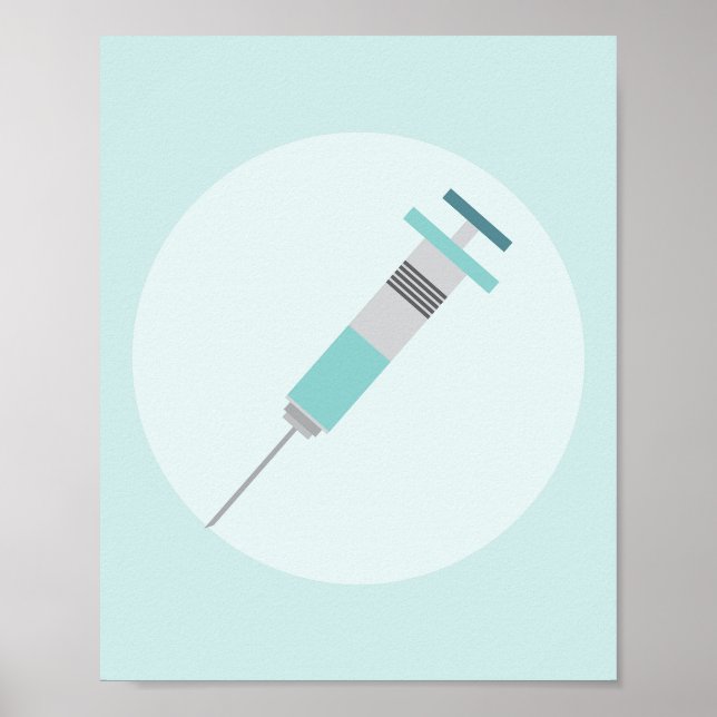 Affiche Shots, Immunizations Medical Graphic Art (Devant)