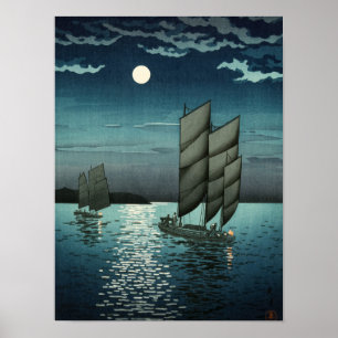 Affiche Showa Era, Bateau de Tsuchiya Koitsu