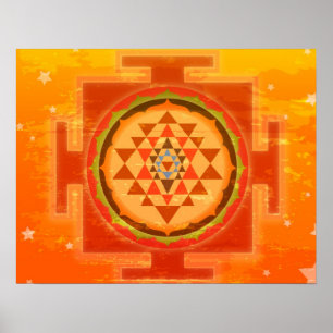 Affiche Shree spirituel Yantra