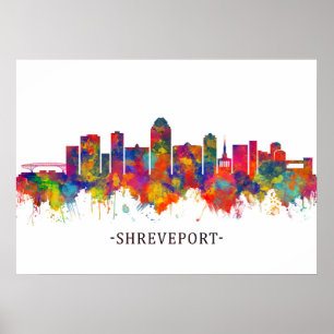 Affiche Shreveport de Louisiana