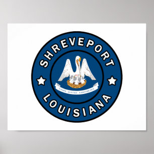 Affiche Shreveport Louisiane
