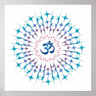 Affiche Shri Yantra or Sri Chakra - Glowing Energy