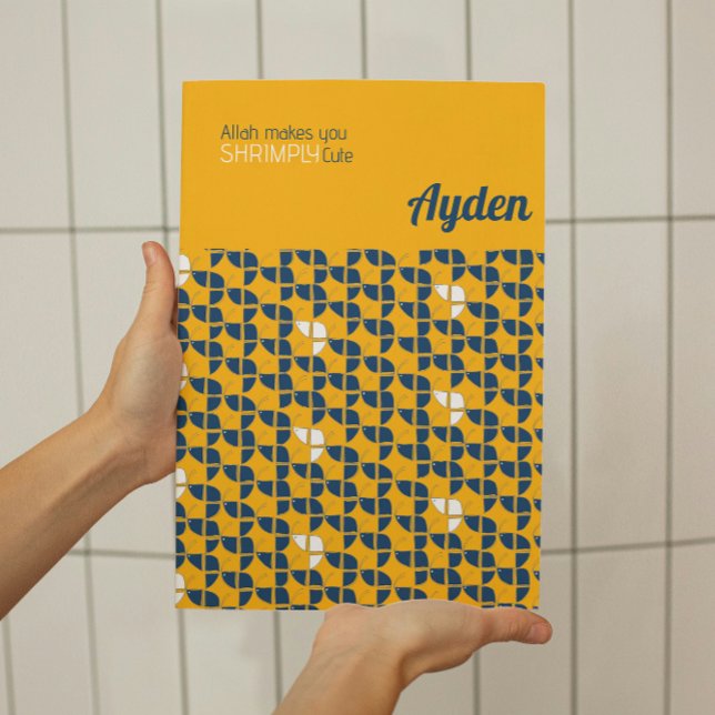 Affiche SHRIMPLEMENT mignonne Pépinière Bleue Jaune Person (Créateur téléchargé)