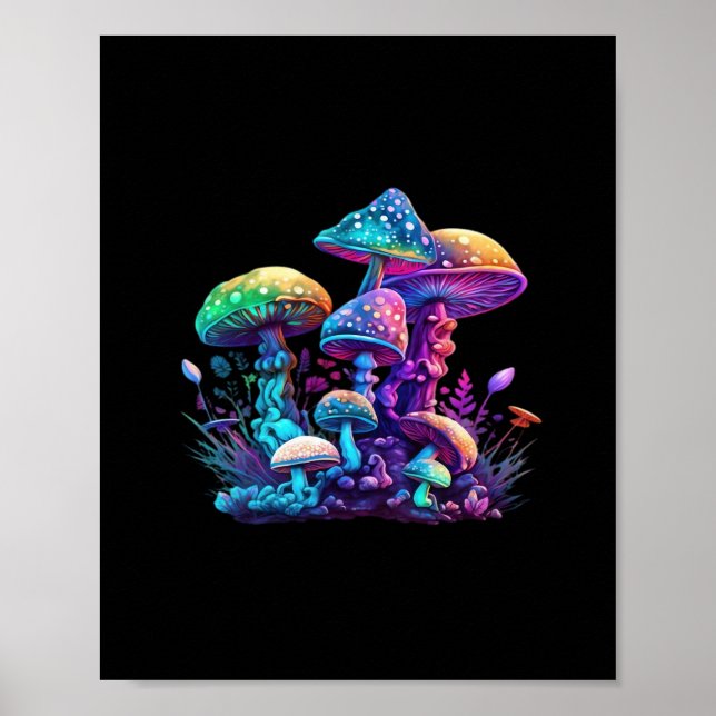 Affiche Shroom Mystique - Whimsigoth Et Witchcore Wonderl (Devant)