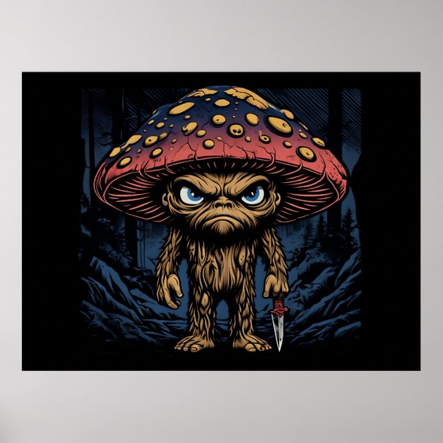 Affiche Shroomfoot : Créature mystérieuse des champignons (Devant)