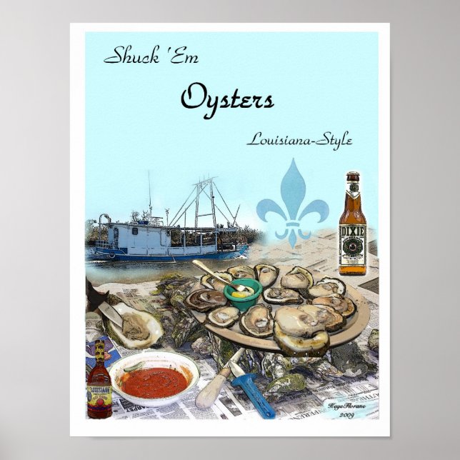 Affiche Shuck Em Oysters (Devant)
