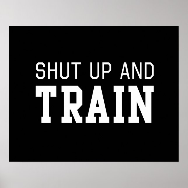 Affiche Shut up (Devant)
