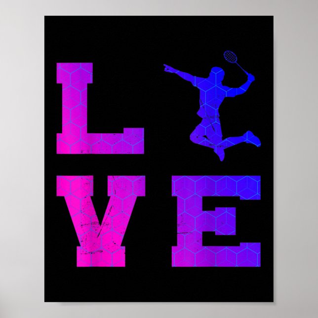 Affiche Shutter Squash femmes Badminton Mens (Devant)