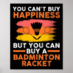 Affiche Shuttle Joueur Badminton