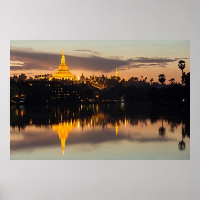 Affiche Shwedagon Pagoda (Devant)