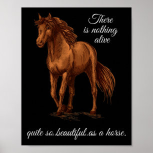 Affiche Si Belle Comme Un Cheval Hommes Femmes Enfants Hor