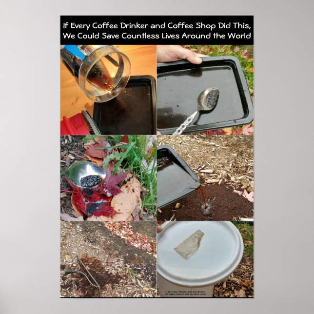 Affiche Si chaque buveur de café par RoseWrites (Devant)