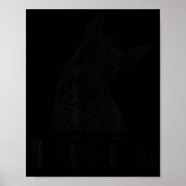 Affiche Si Dieu peut utiliser un il peut utiliser concepti (Devant)